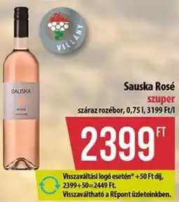 Coop Sauska Rosé ajánlat