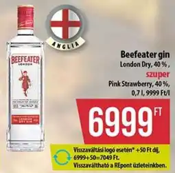 Coop BEEFEATER GIN ajánlat