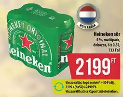 Coop Heineken sör ajánlat