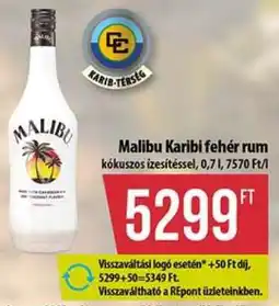 Coop Malibu Karibi fehér rum ajánlat