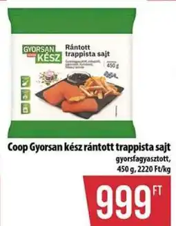 Coop Coop Gyorsan kész rántott trappista sajt ajánlat