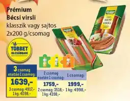 Metro Bécsi virsli ajánlat