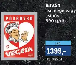 Metro Vegeta ajvar ajánlat