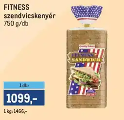 Metro Quality Bakers fitness szendvicskenyér ajánlat