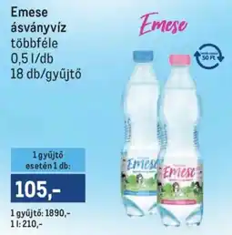 Metro Emese ásványvíz ajánlat