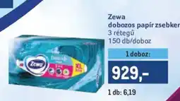 Metro Zewa dobozos papír zsebkendő ajánlat