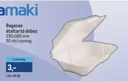 Metro Bagasse ételtartó doboz ajánlat