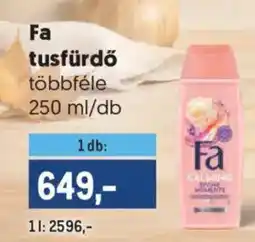 Metro Fa tusfürdő ajánlat