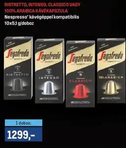Metro Segafredo kávékapszula ajánlat