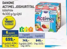 Metro Danone actimel joghurtital ajánlat