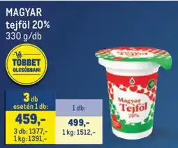Metro Magyar tejföl ajánlat