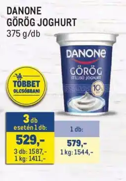 Metro Danone görög joghurt ajánlat