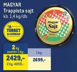 Metro Magyar sajt ajánlat