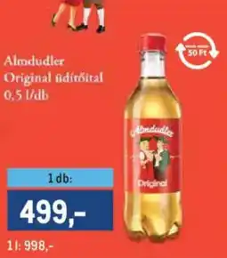 Metro Almdudler original üdítőital ajánlat