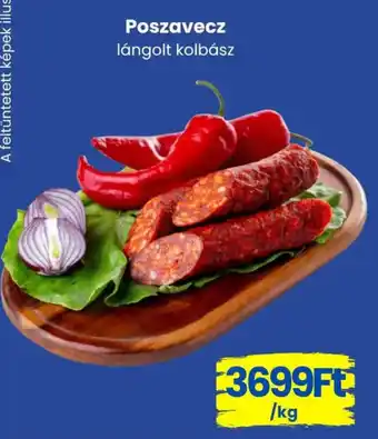 Poszavecz lángolt kolbász