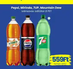 Magnetic Pepsi, Mirinda, 7UP, Mountain Dew ajánlat