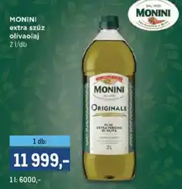 Metro Monini extra szűz olívaolaj ajánlat