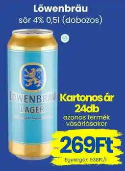 Magnetic Löwenbräu lager ajánlat
