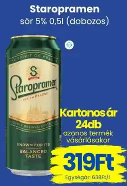 Magnetic Staropramen ajánlat