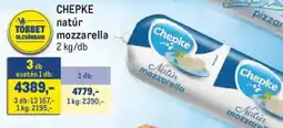 Metro Chepke natúr mozzarella ajánlat