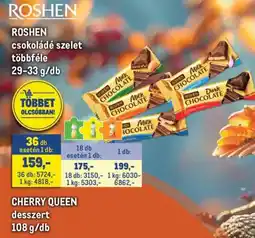 Metro Roshen csokoládé szelet ajánlat
