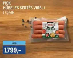 Metro Pick műbeles sertés virsli ajánlat