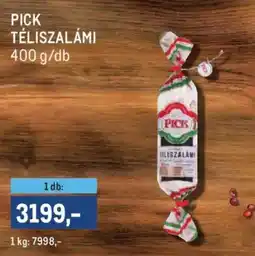 Metro Pick teliszalámi ajánlat