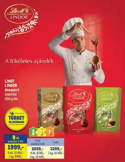 Metro Lindt lindor desszert ajánlat