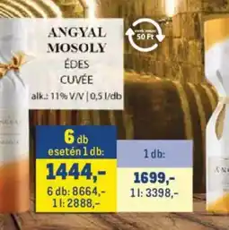 Metro Angyal mosoly édes cuvée ajánlat