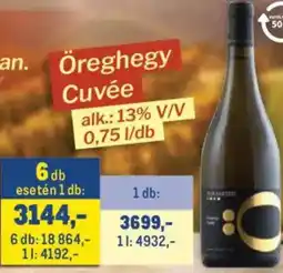 Metro Öreghegy Cuvée ajánlat
