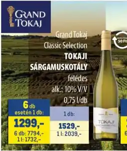 Metro Grand Tokaj Classic Selection Tokaji Sárgamuskotály ajánlat