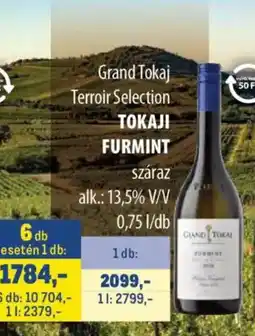 Metro Grand Tokaj Terroir Selection Tokaji furmint ajánlat
