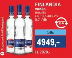 Metro Finlandia vodka ajánlat