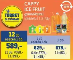 Metro Cappy ice fruit ajánlat