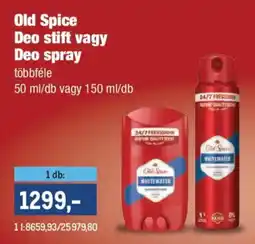 Metro Old Spice deo stift vagy deo spray ajánlat