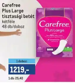 Metro Carefree tisztasági betét ajánlat
