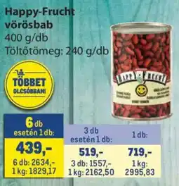 Metro Happy-Frucht vörösbab ajánlat
