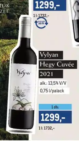 Metro Vylyan Hegy Cuvée ajánlat