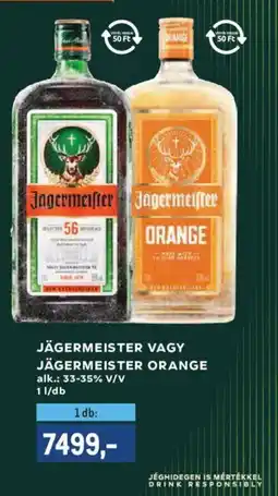 Metro Jägermeister vagy jägermeister orange ajánlat