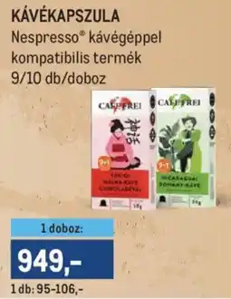 Metro Café Frei kávékapszula ajánlat