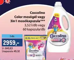 Metro Coccolino color mosógél vagy 3in1 mosókapszula ajánlat