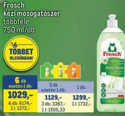 Metro Frosch kézi mosogatószer ajánlat
