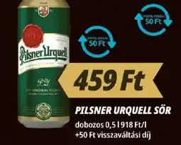Príma Pilsner Urquell sör ajánlat