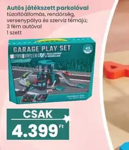 Interspar Autós játékszett parkolóval ajánlat