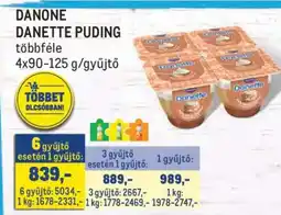 Metro Danone Danette puding ajánlat