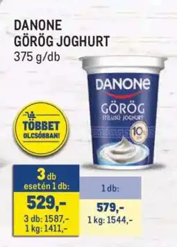 Metro Danone görög joghurt ajánlat