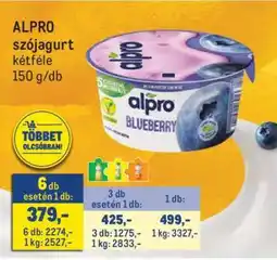 Metro Alpro ajánlat