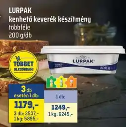 Metro Lurpak ajánlat
