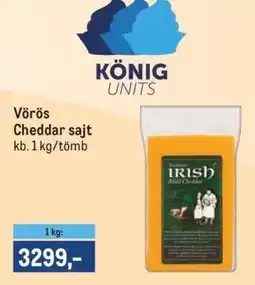 Metro VÖRÖS CHEDDAR SAJT ajánlat