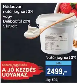 Metro Nádudvari natúr joghurt 3% ajánlat